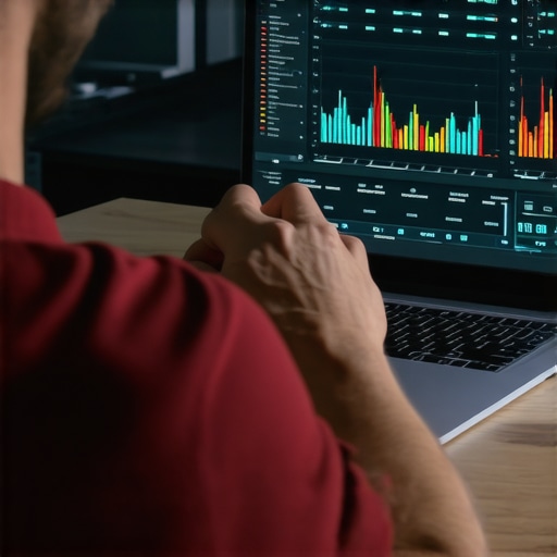 Person performing hardware and software maintenance on a laptop, illustrating tools and checks