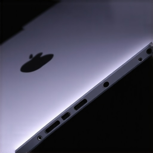 Close-up of a hinge on a sleek 2-in-1 laptop showing durability and design